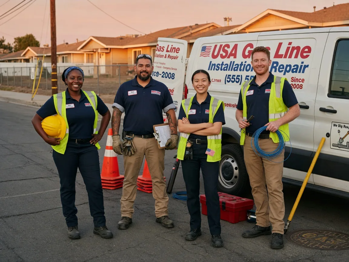 Gas Line Installation company in Linwood, MA
